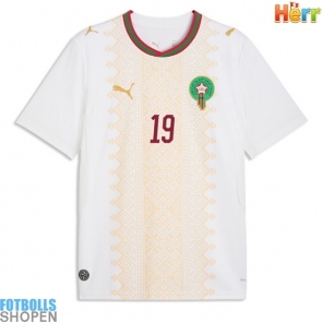 Billiga Marocko Youssef En-Nesyri #19 Bortatröja VM 2026 Kortärmad